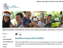 Tablet Screenshot of dbansw.org.au